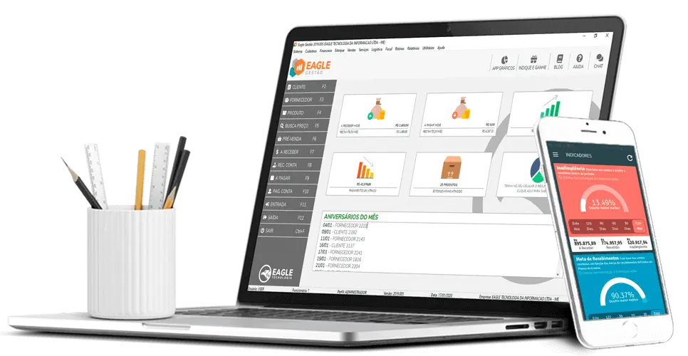 Nosso Sistema de Gestão ERP é ideal para: